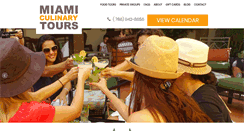 Desktop Screenshot of miamiculinarytours.com